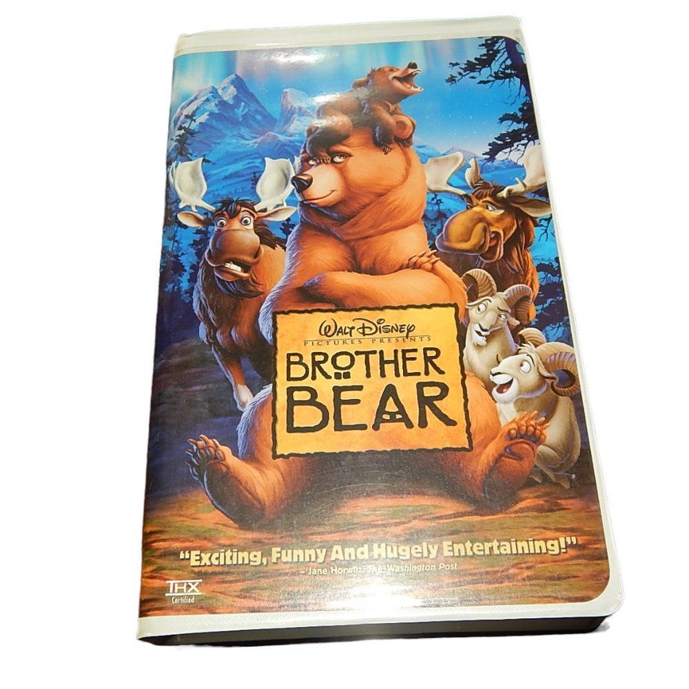 WALT DISNEY'S BROTHER BEAR vintage VHS in original plastic clamshell case